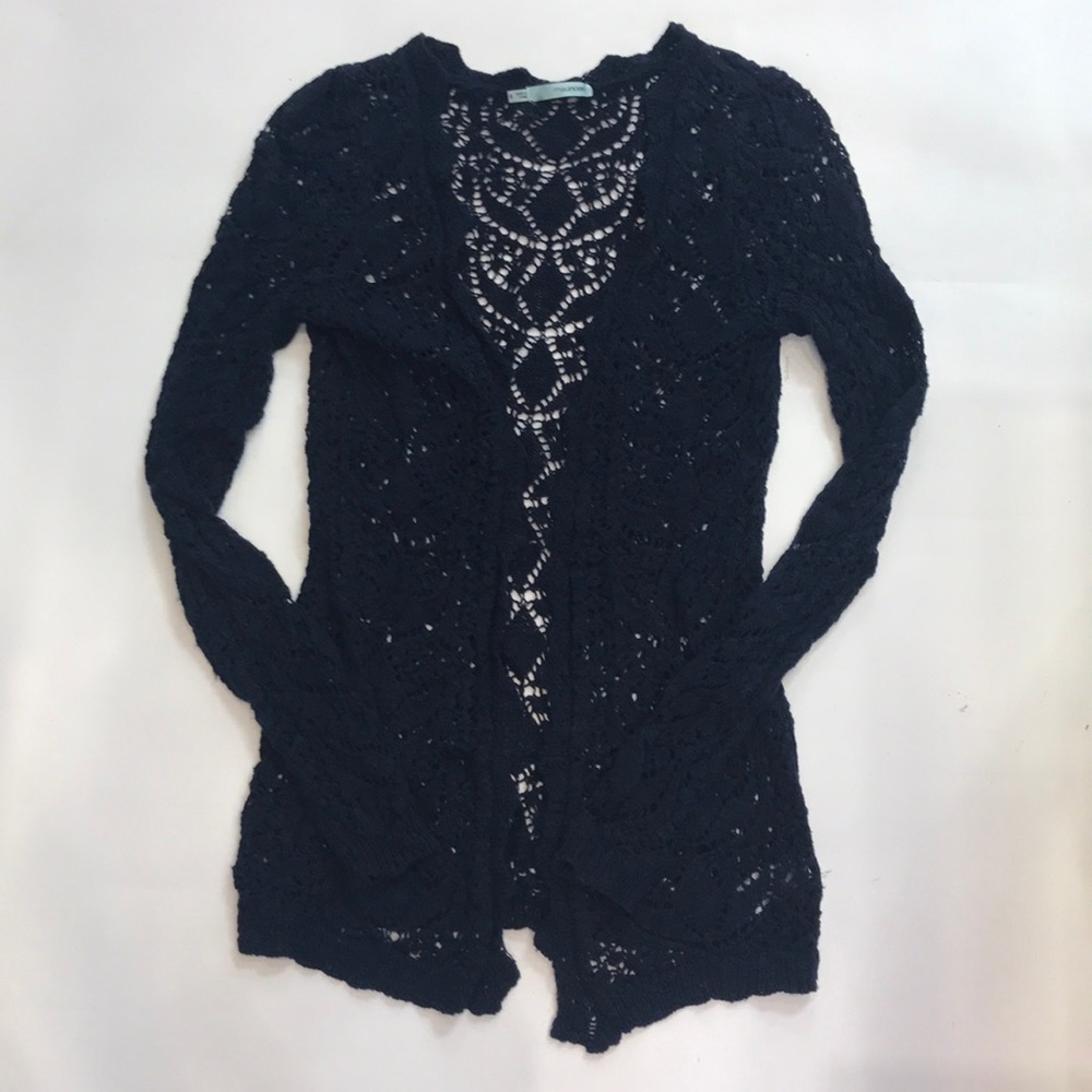 Maurice's navy cardigan